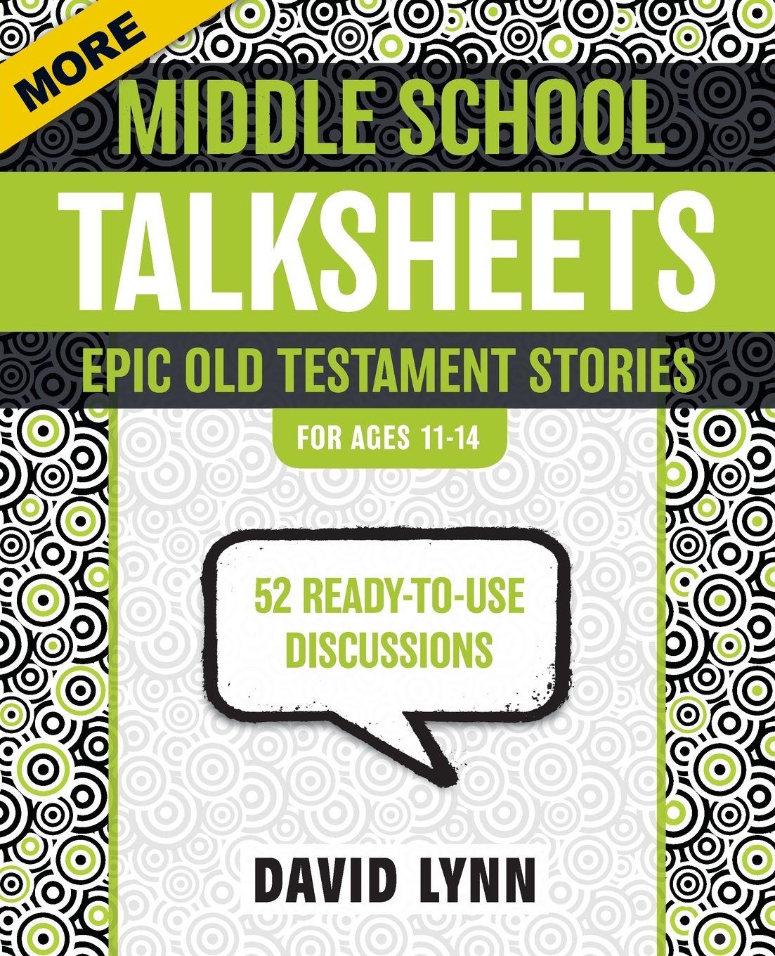 Vorderes Coverbild More Middle School TalkSheets, Epic Old Testament Stories