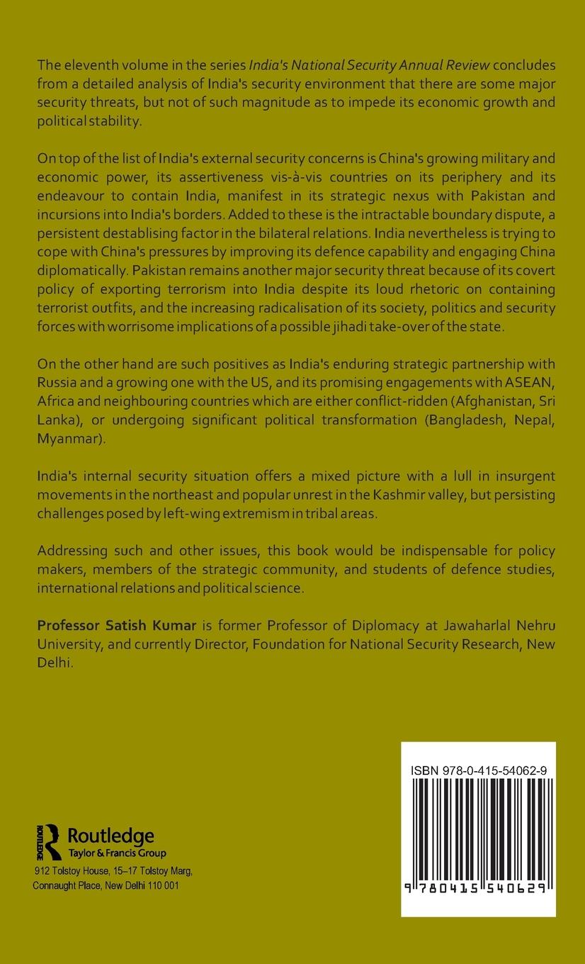 Rückseitencover India's National Security