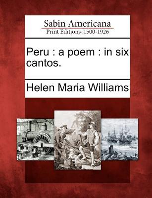 Vorderes Coverbild Peru: A Poem: In Six Cantos.