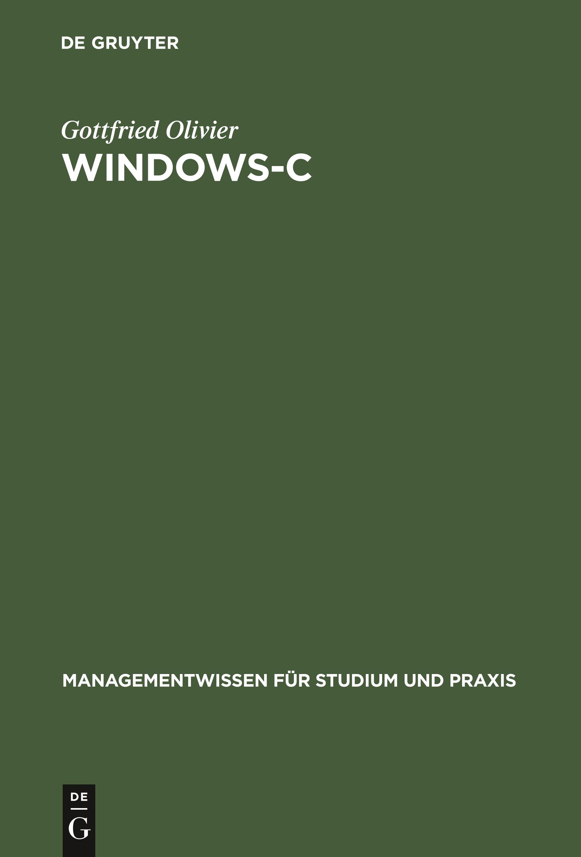 Vorderes Coverbild Windows-C