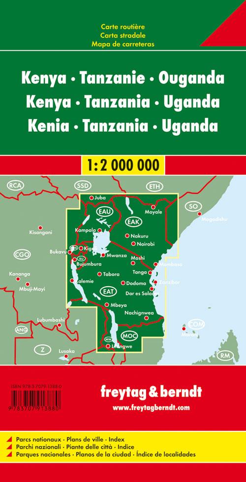 Rückseitencover Kenya - Tansania - Uganda
