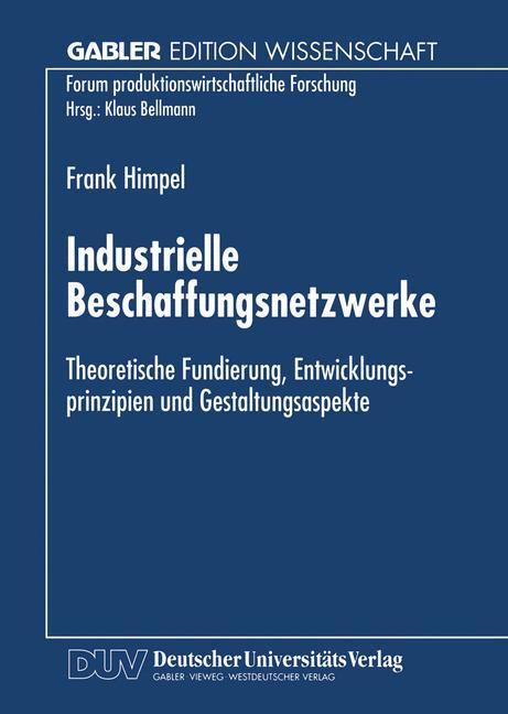 Vorderes Coverbild Industrielle Beschaffungsnetzwerke