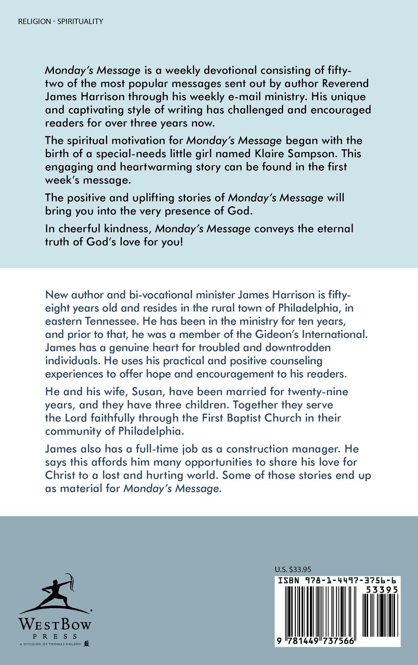 Rückseitencover Monday's Message