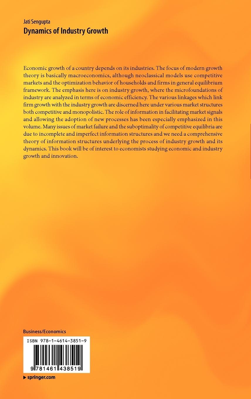 Rückseitencover Dynamics of Industry Growth