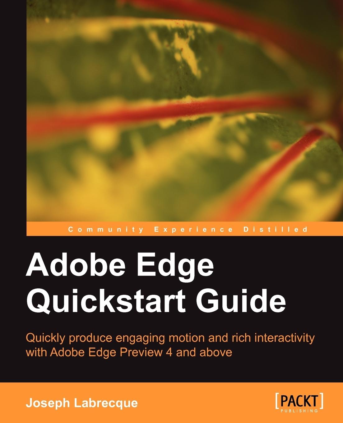 Vorderes Coverbild Adobe Edge QuickStart Guide