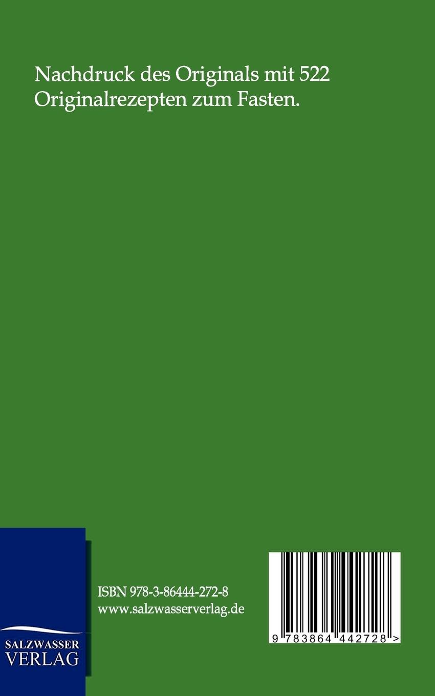 Rückseitencover Neues Fasten-Kochbuch