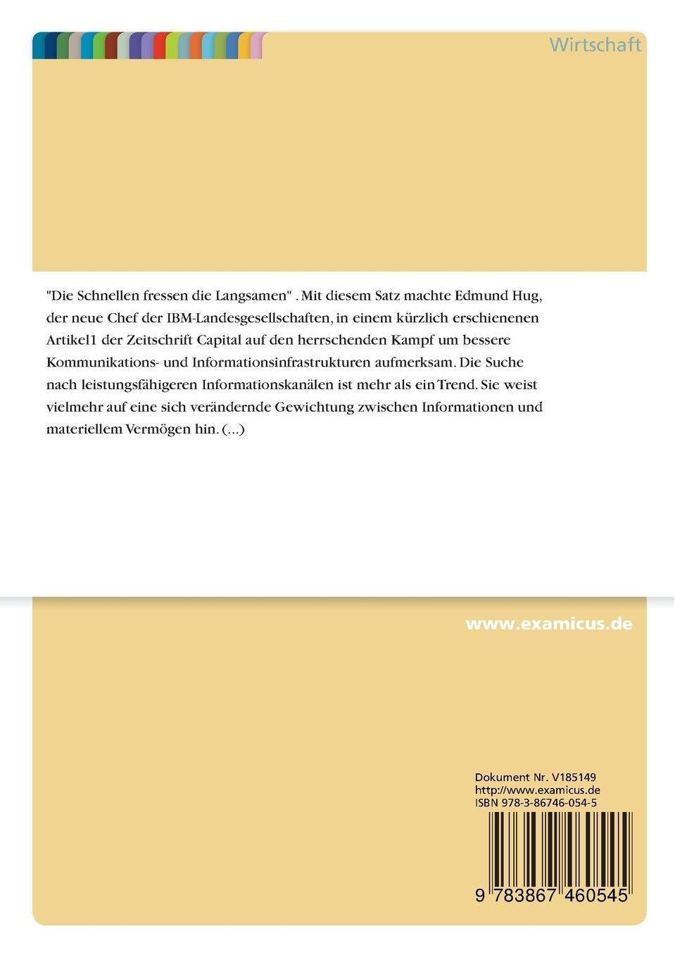 Rückseitencover Geschäftsberichterstattung im Internet