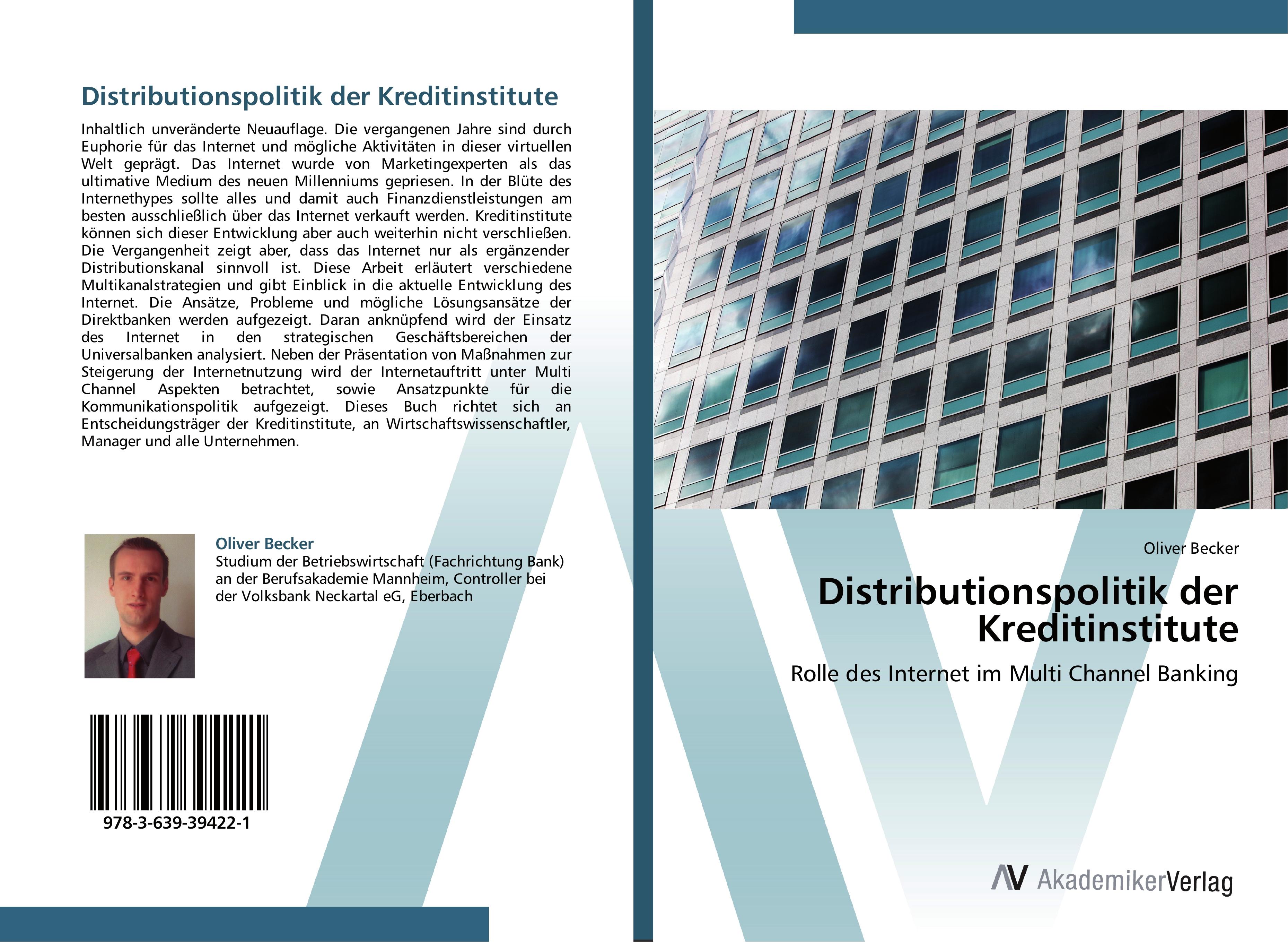 Vorderes Coverbild Distributionspolitik der Kreditinstitute