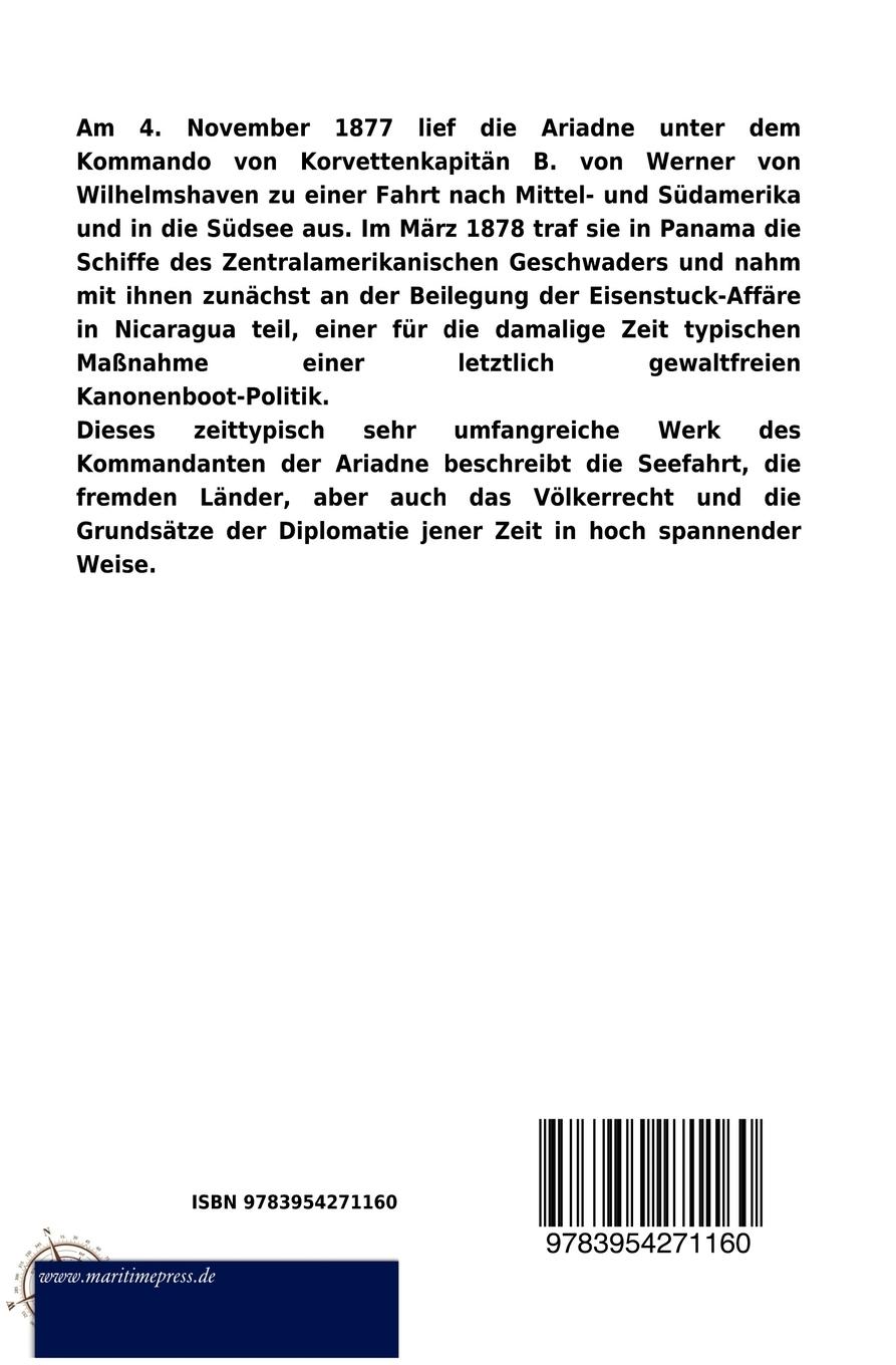 Rückseitencover Ein deutsches Kriegsschiff in der Südsee