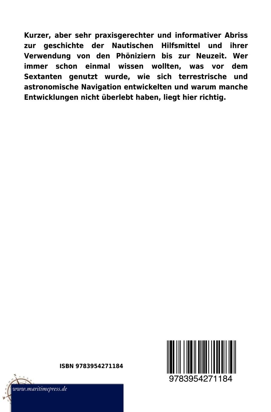 Rückseitencover Die Entwicklung der Nautik