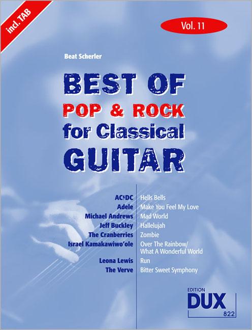 Vorderes Coverbild Best Of Pop & Rock for Classical Guitar 11. Besetzung: Gitarre
