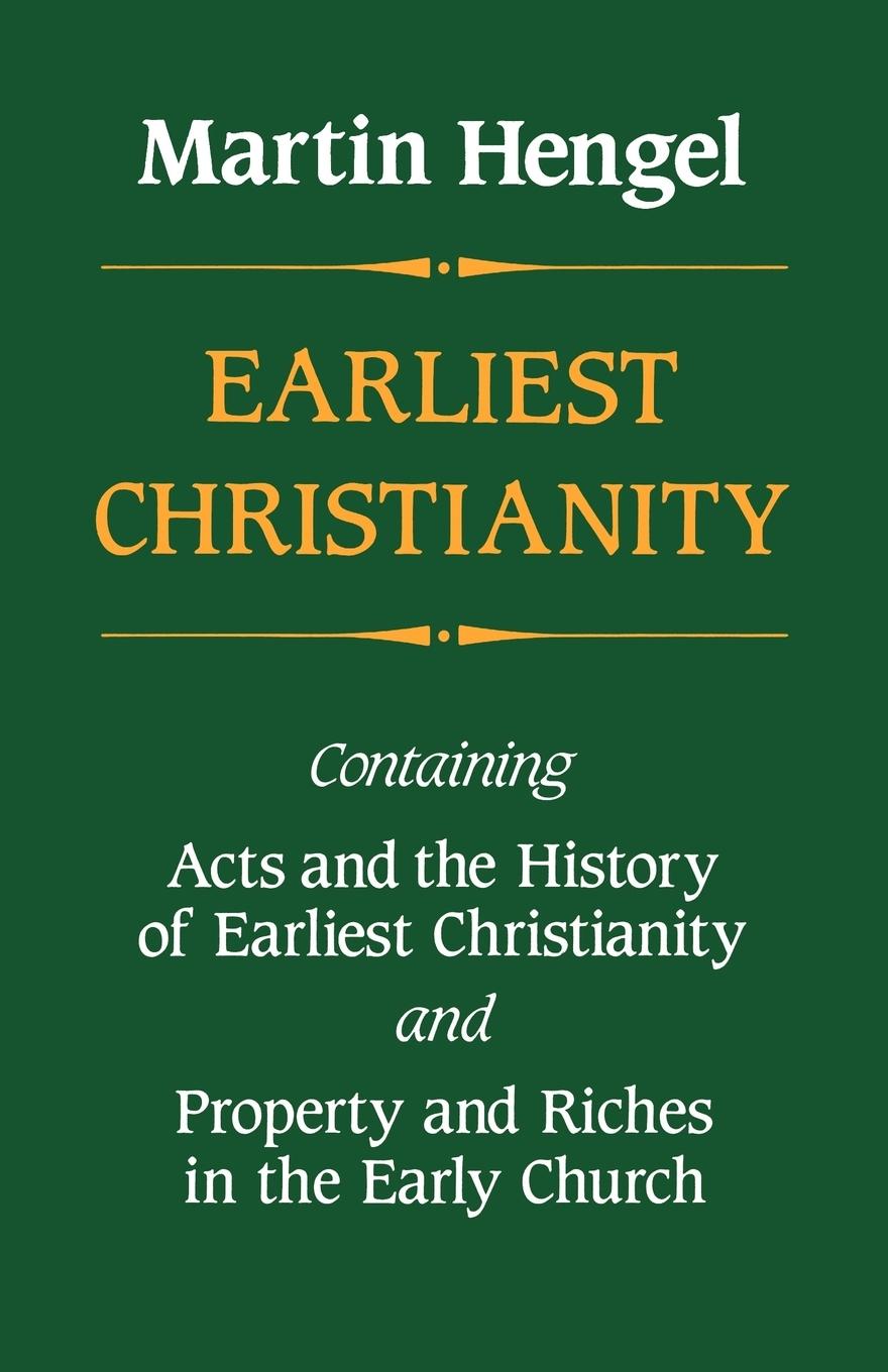 Vorderes Coverbild Earliest Christianity