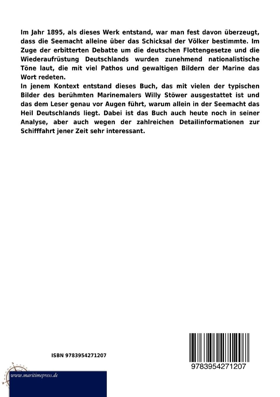 Rückseitencover Deutschlands Seemacht einst und jetzt