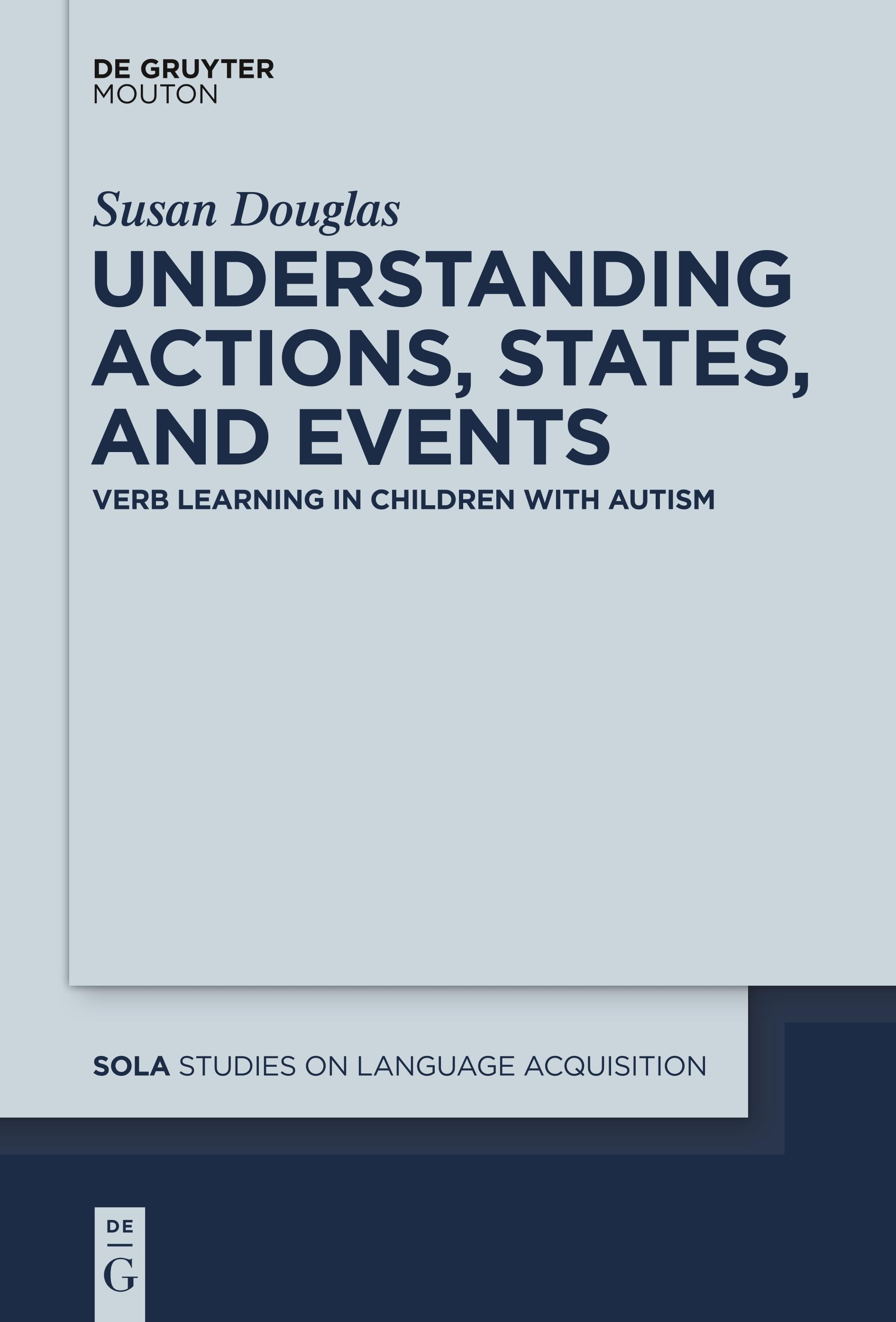 Vorderes Coverbild Understanding Actions, States, and Events