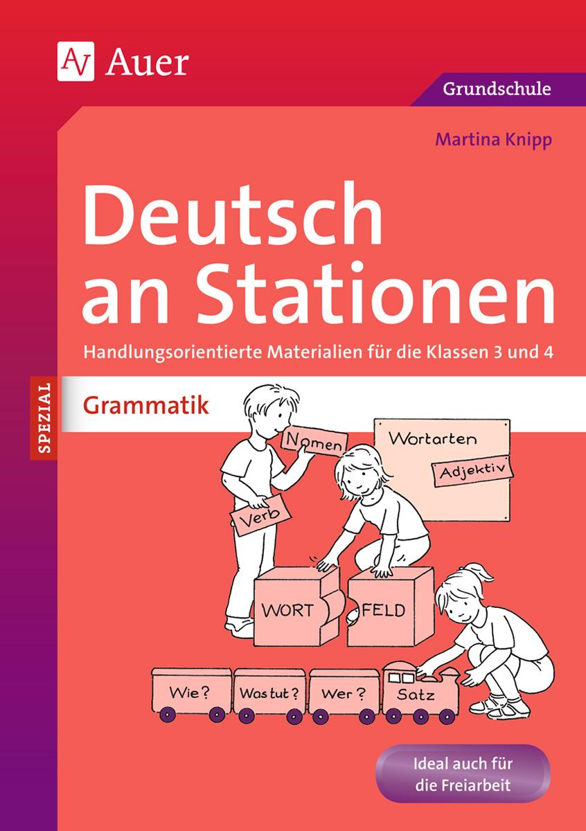 Vorderes Coverbild Deutsch an Stationen spezial: Grammatik 3/4