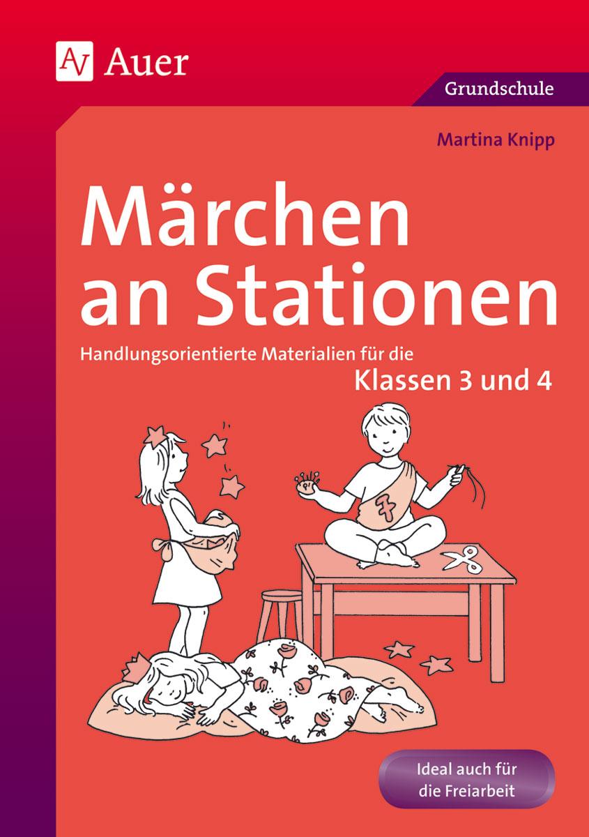 Vorderes Coverbild Märchen an Stationen Klasse 3/4