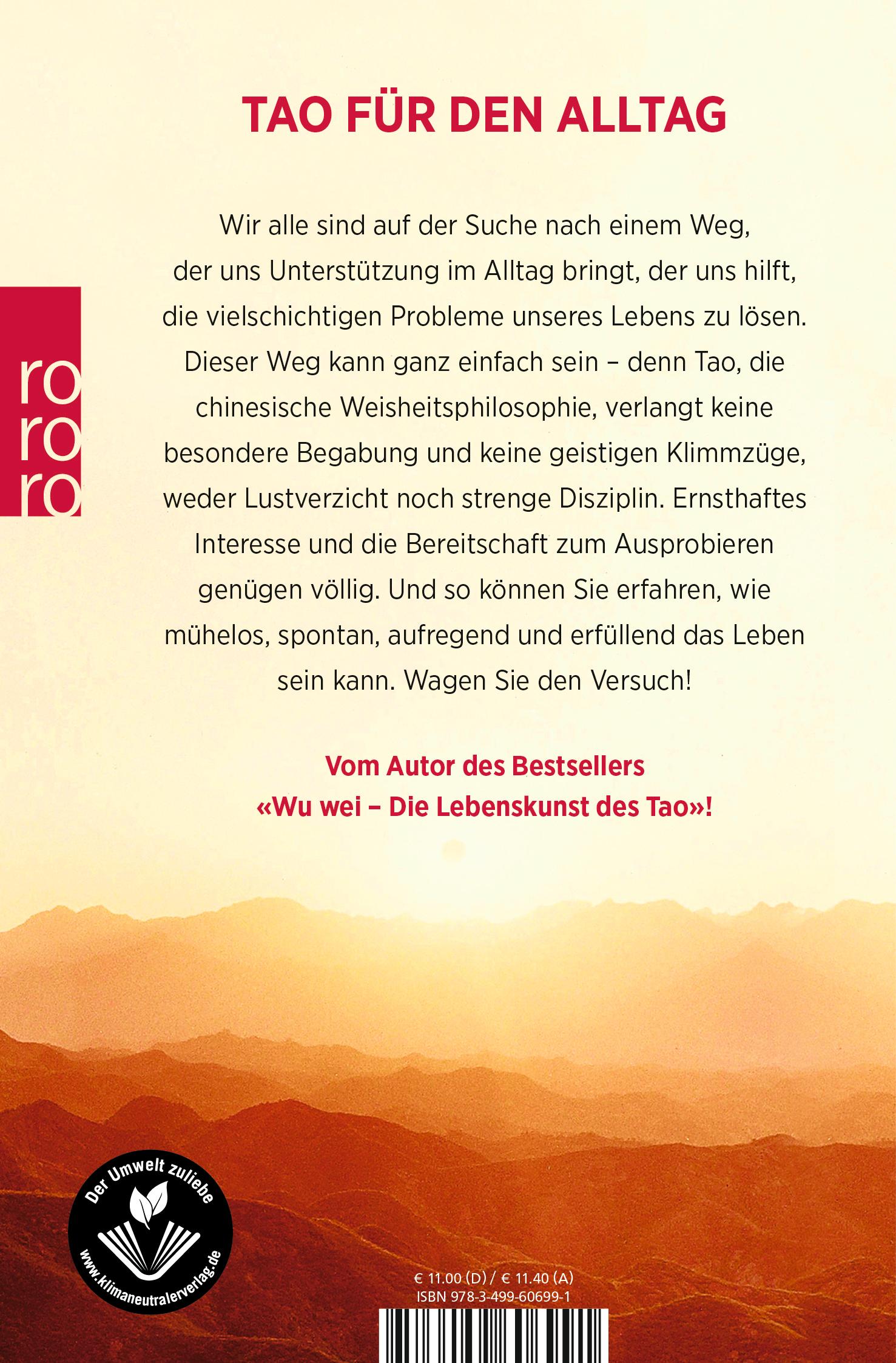 Rückseitencover Lass dich vom Tao leben