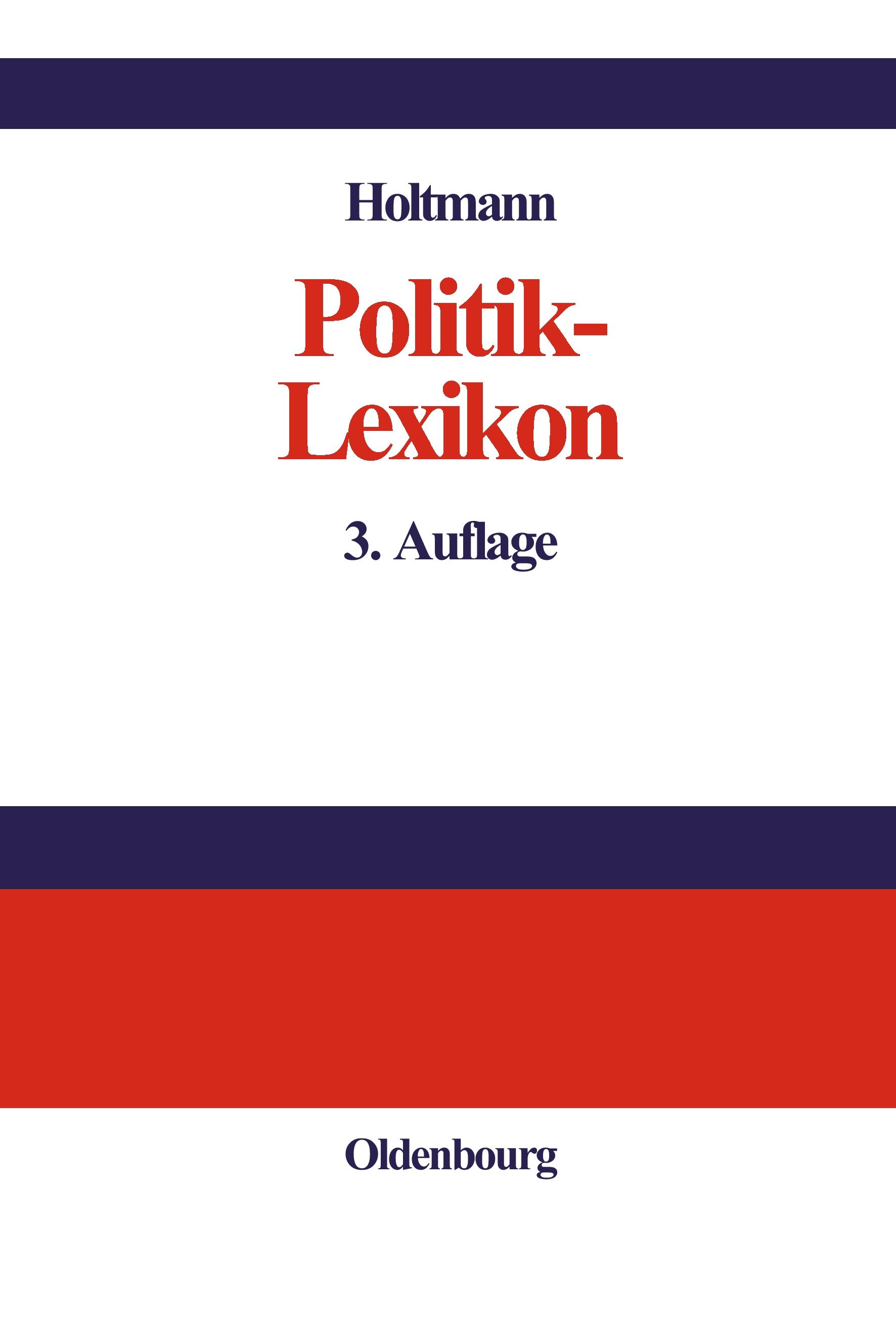 Vorderes Coverbild Politik-Lexikon