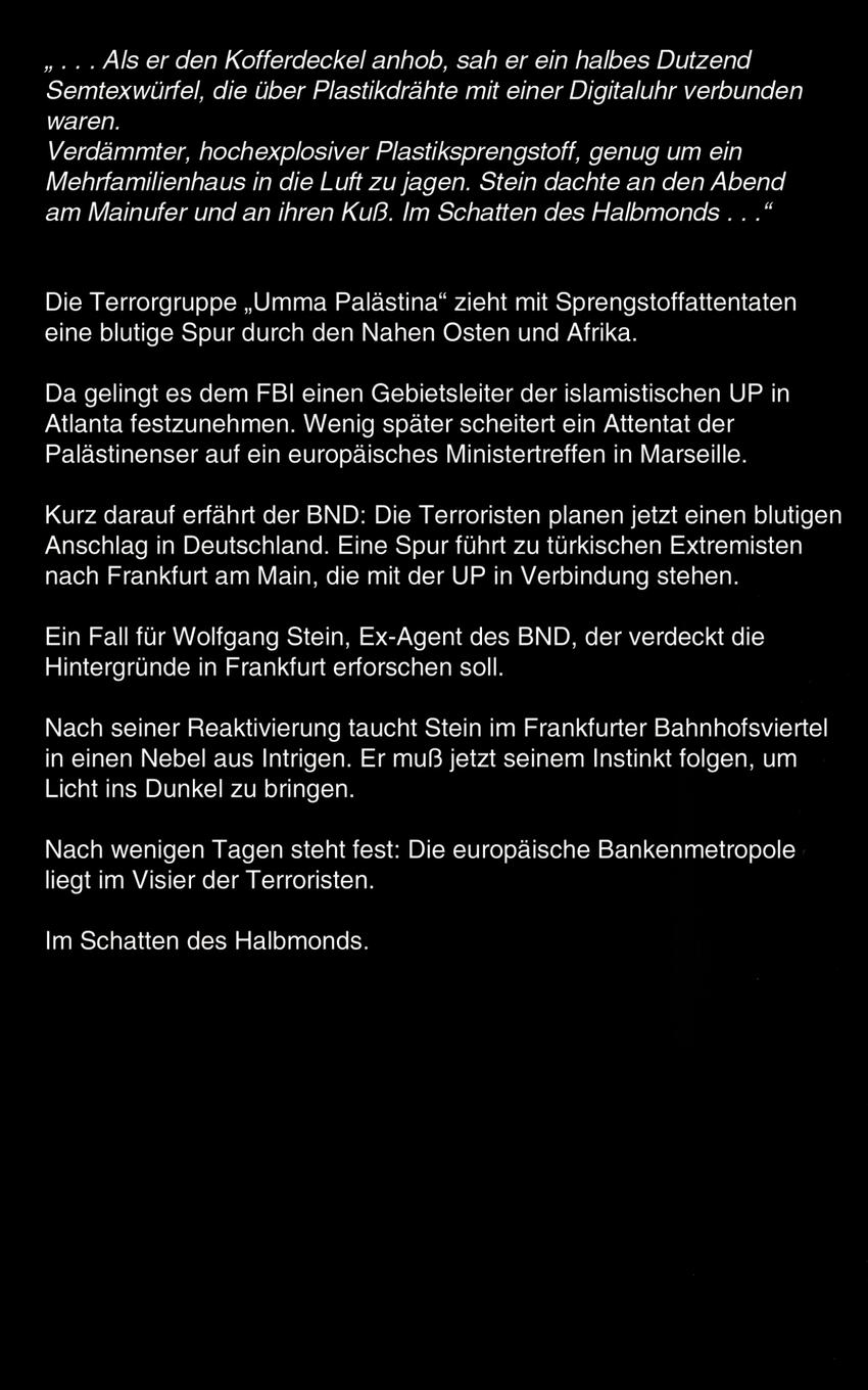 Rückseitencover Im Schatten des Halbmonds