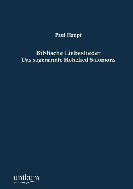 Vorderes Coverbild Biblische Liebeslieder
