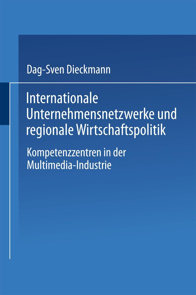 Vorderes Coverbild Internationale Unternehmensnetzwerke und regionale Wirtschaftspolitik