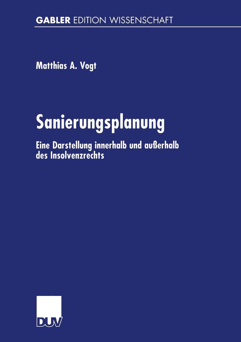 Vorderes Coverbild Sanierungsplanung