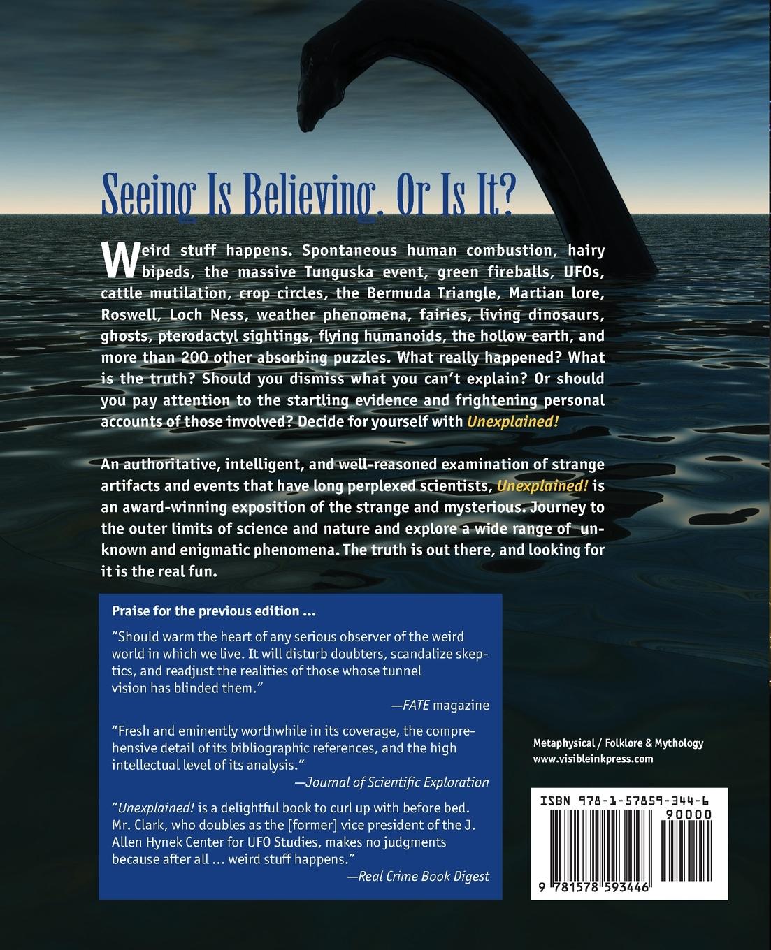 Rückseitencover Unexplained!