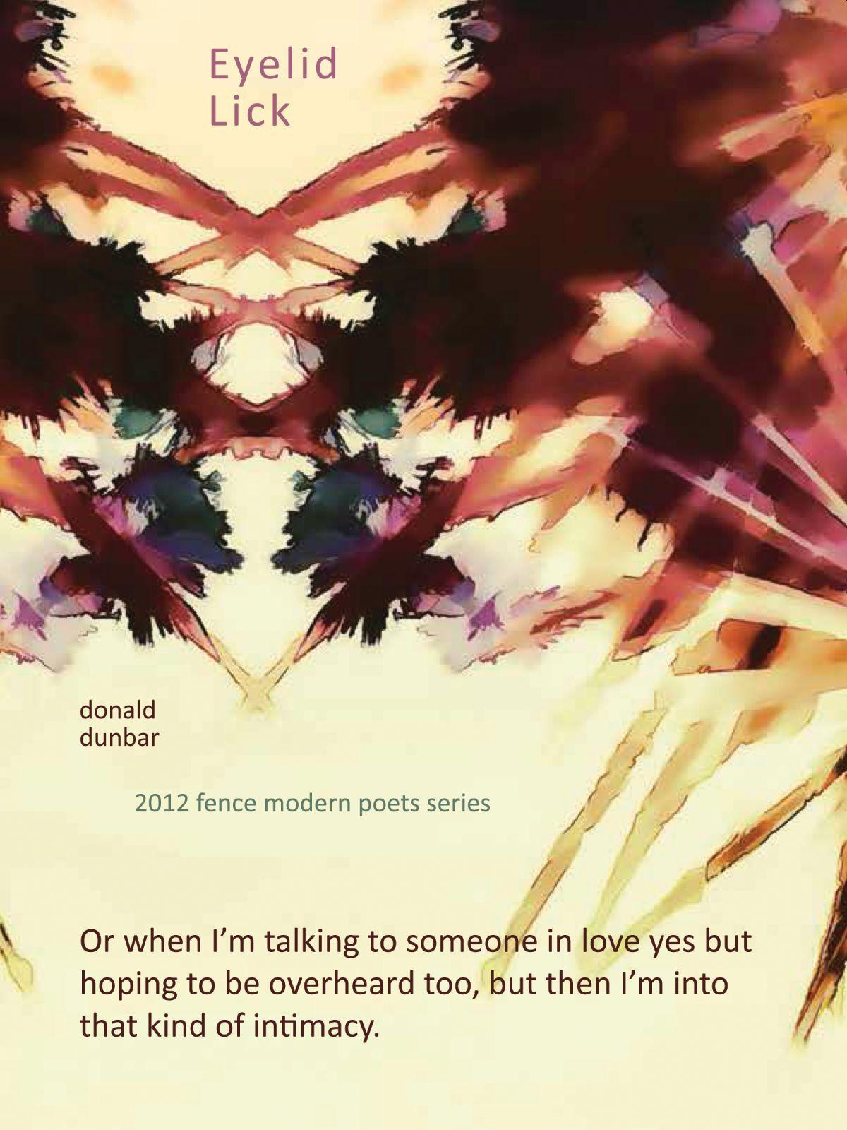 Vorderes Coverbild Eyelid Lick