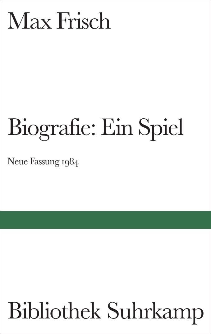 Vorderes Coverbild Biografie: Ein Spiel. Neue Fassung 1984