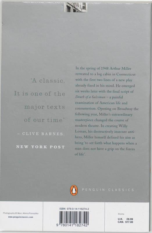Rückseitencover Death of a Salesman