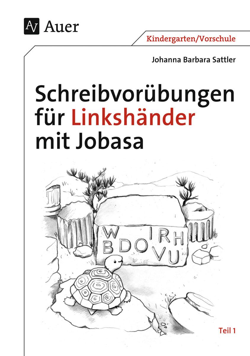 Vorderes Coverbild Schreibvorübungen für Linkshänder mit Jobasa Teil 1