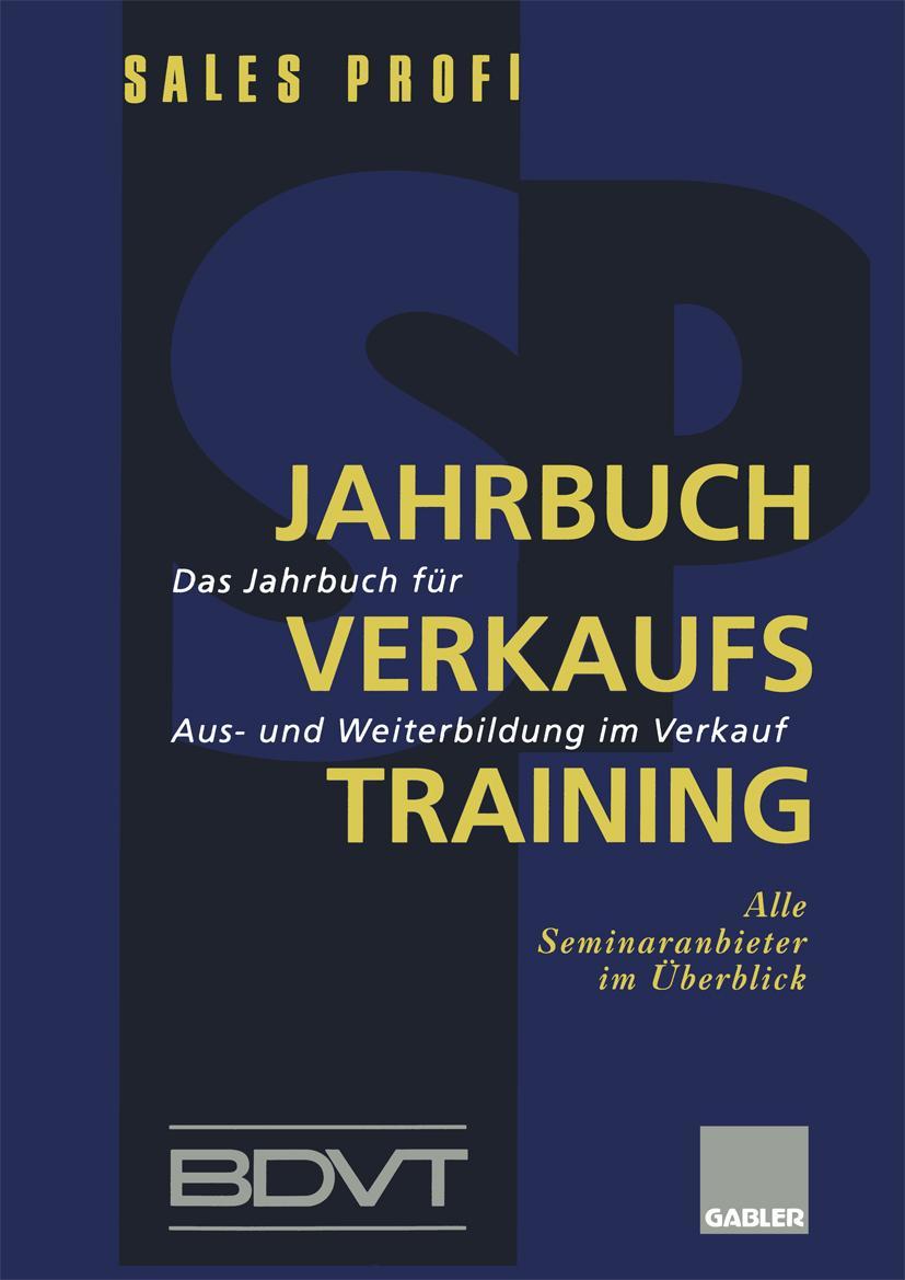 Vorderes Coverbild Jahrbuch Verkaufstraining