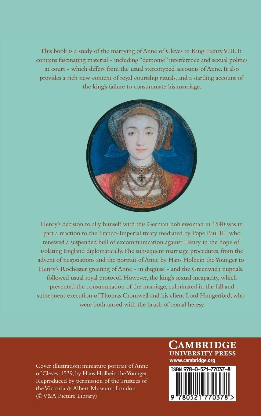Rückseitencover The Marrying of Anne of Cleves