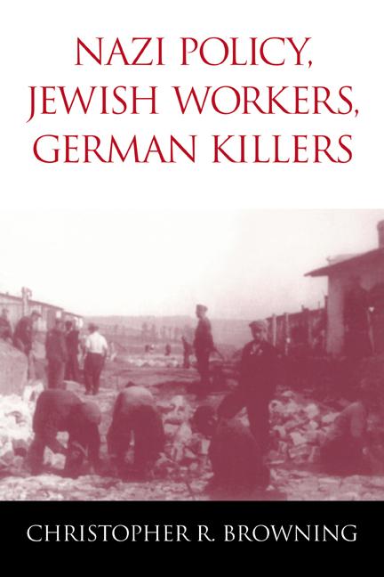 Vorderes Coverbild Nazi Policy, Jewish Workers, German Killers