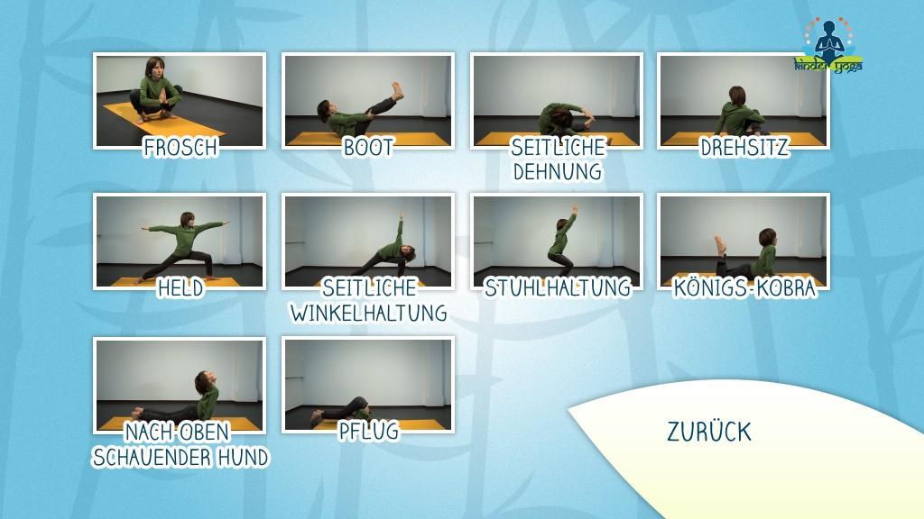 Beispielinhalt (Bild) 6 Yoga-Reihen auf DVD