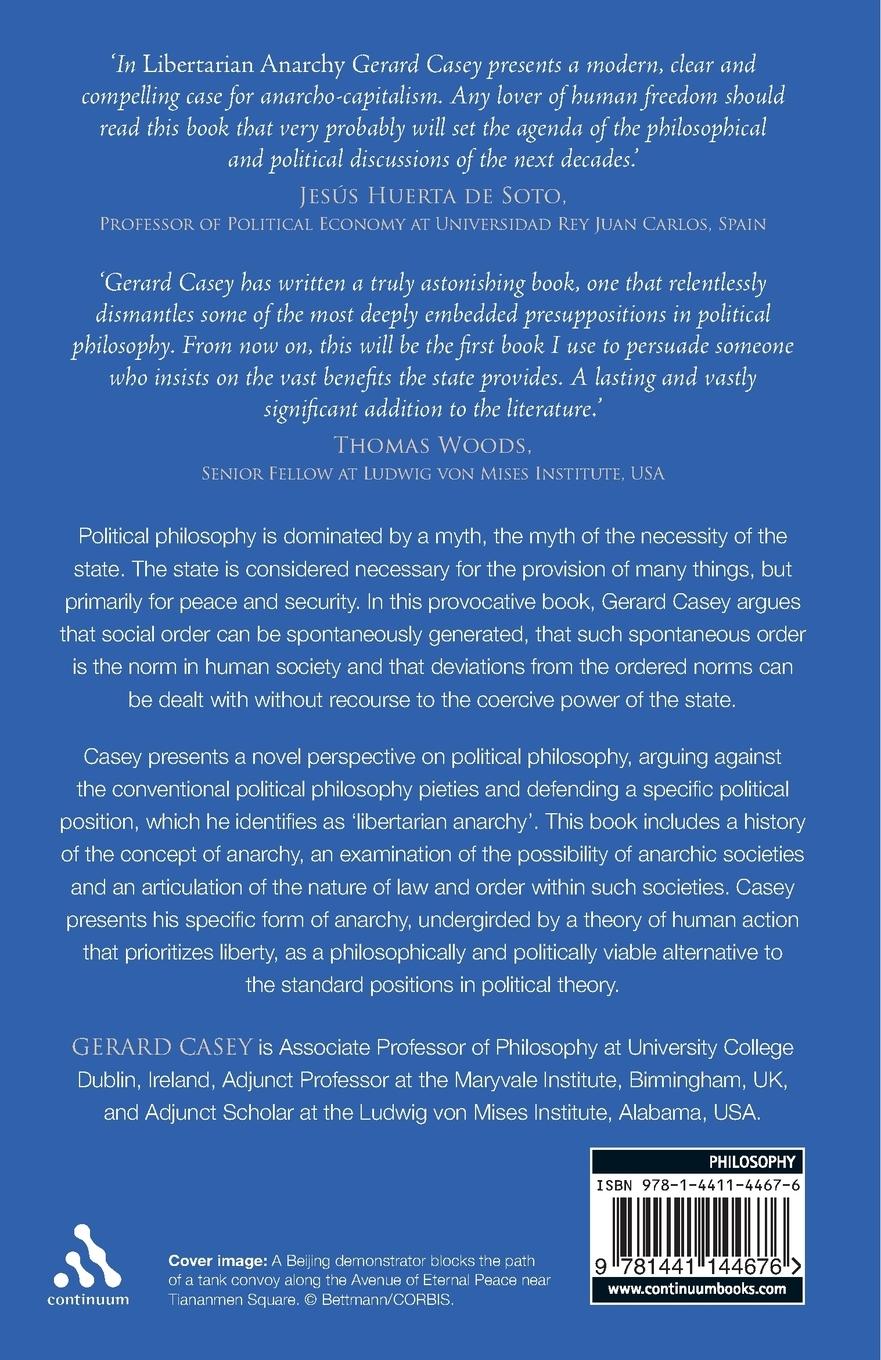 Rückseitencover Libertarian Anarchy