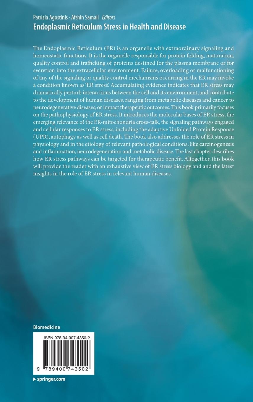 Rückseitencover Endoplasmic Reticulum Stress in Health and Disease