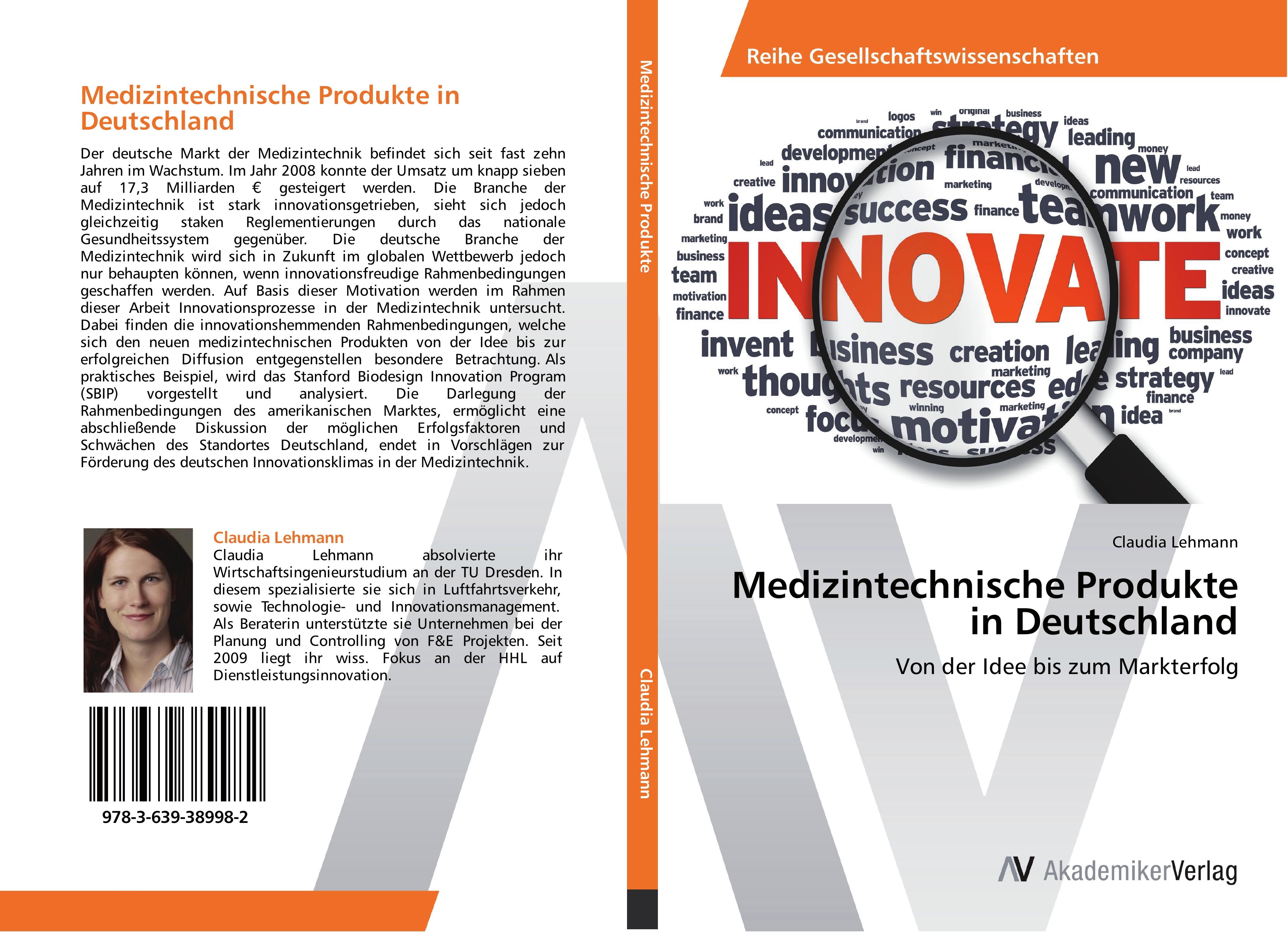Vorderes Coverbild Medizintechnische Produkte in Deutschland
