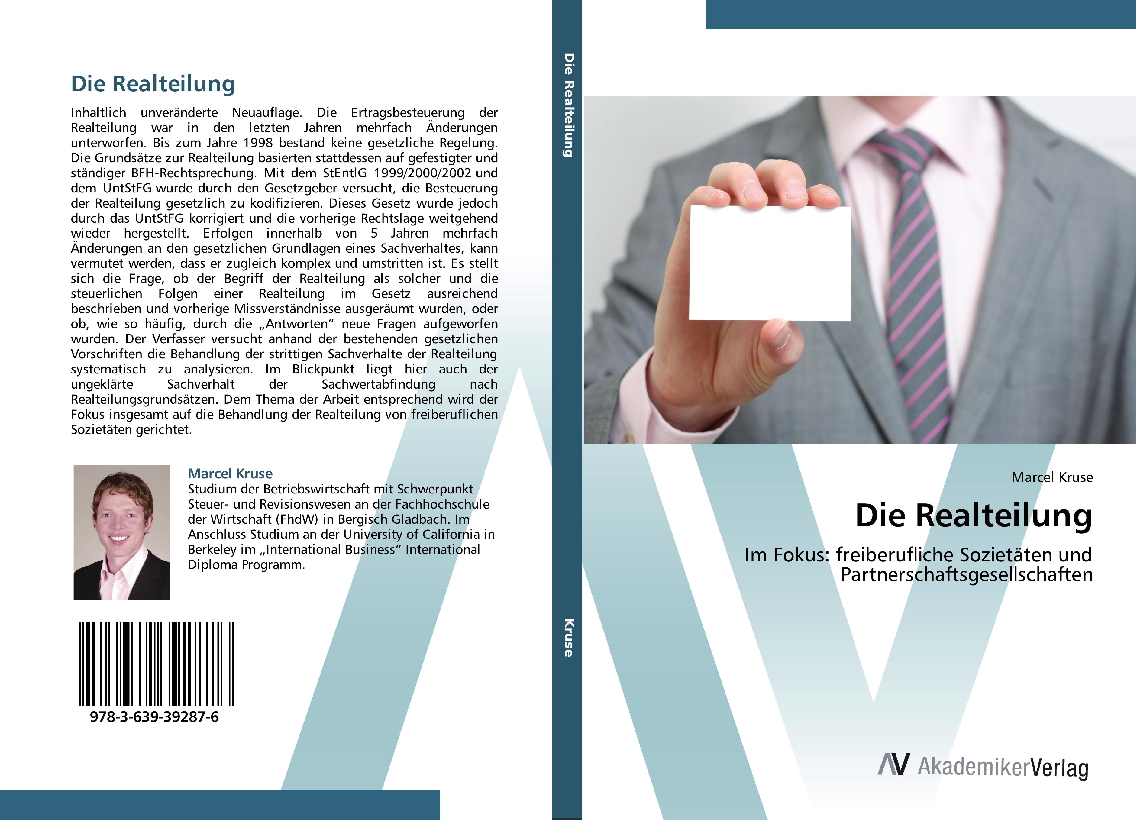 Vorderes Coverbild Die Realteilung