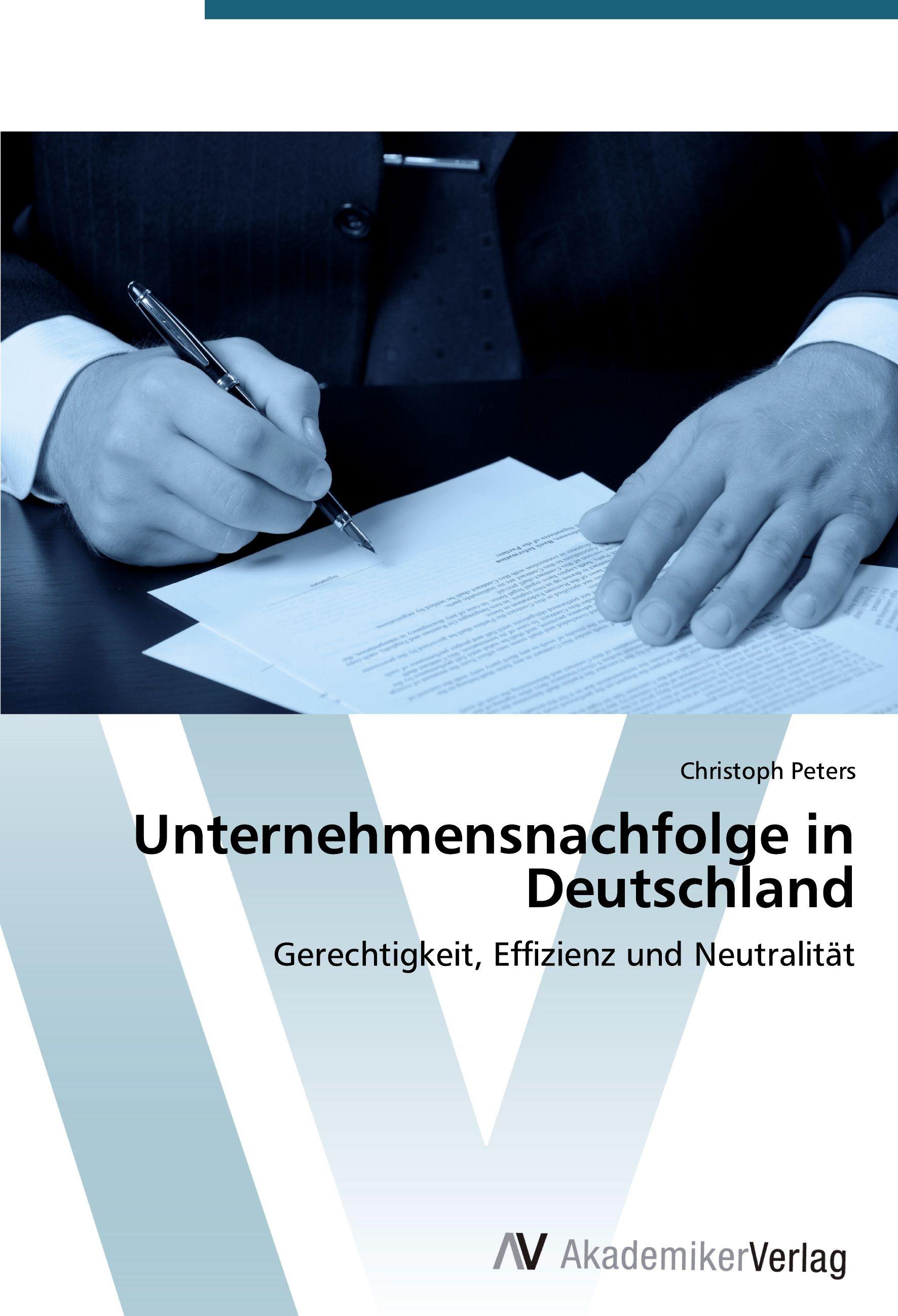 Vorderes Coverbild Unternehmensnachfolge in Deutschland