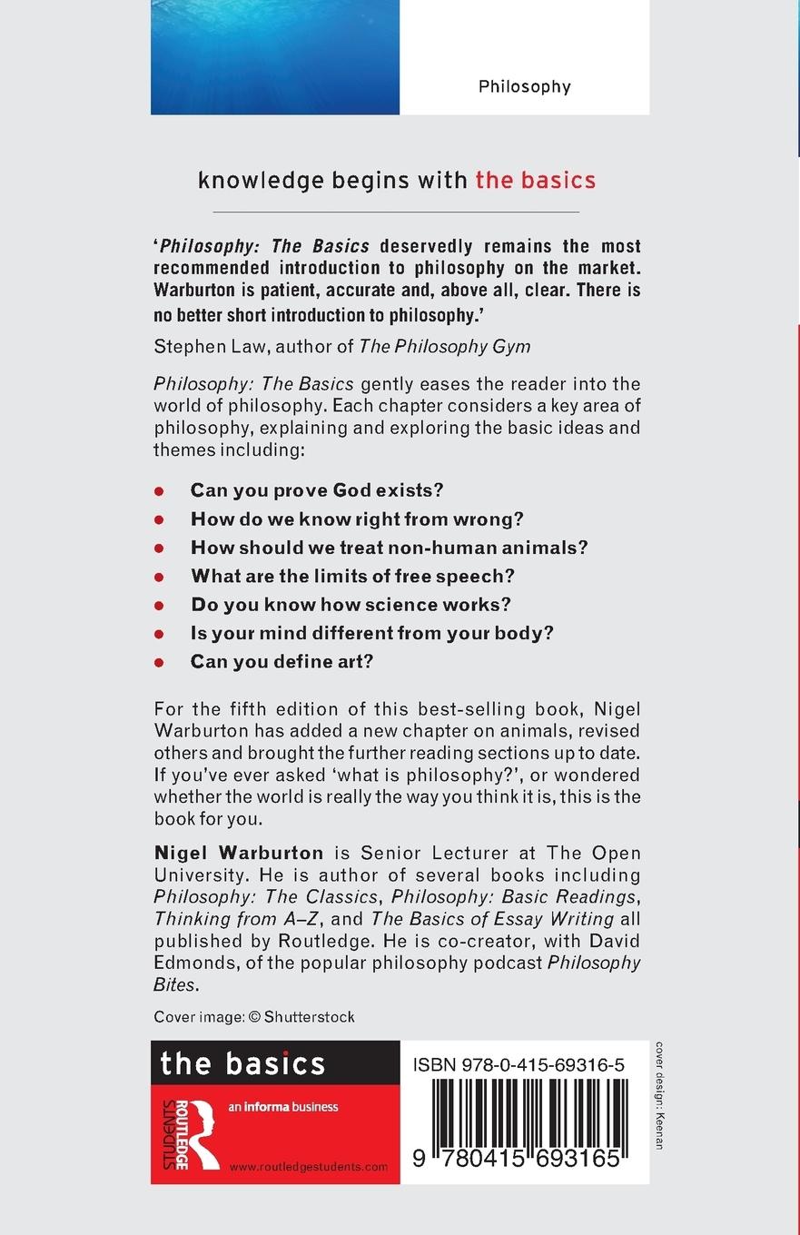 Rückseitencover Philosophy