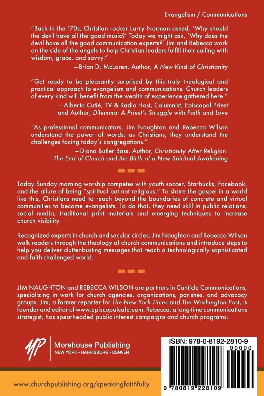 Rückseitencover Speaking Faithfully