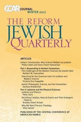Vorderes Coverbild CCAR Journal, The Reform Jewish Quarterly Winter 2012