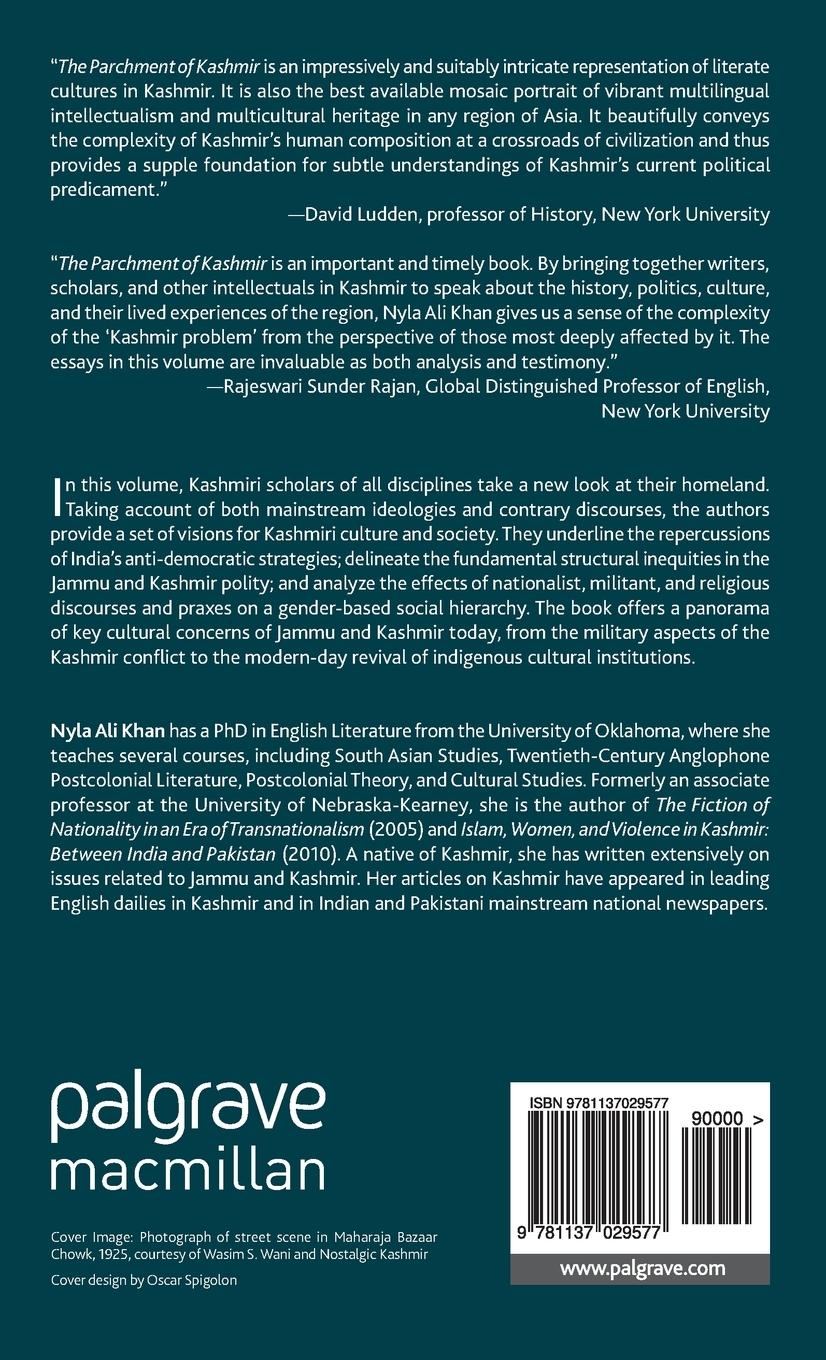 Rückseitencover The Parchment of Kashmir