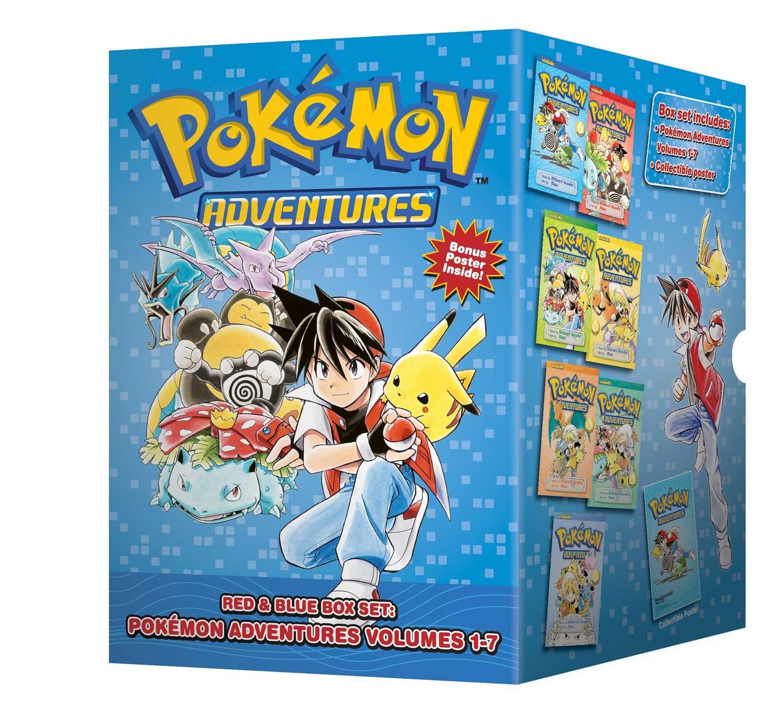 Vorderes Coverbild Pokemon Adventures Red & Blue Box Set (Set Includes Vols. 1-7)