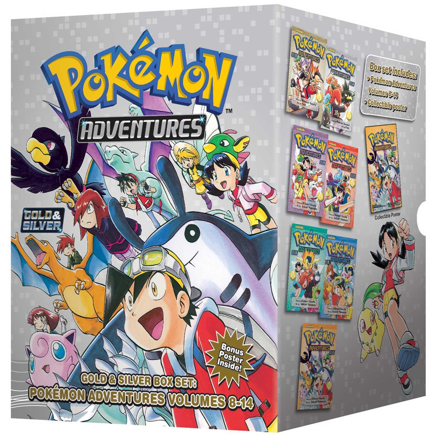 Vorderes Coverbild Pokémon Adventures Gold & Silver Box Set (Set Includes Vols. 8-14)