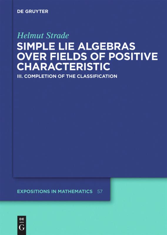 Vorderes Coverbild Completion of the Classification