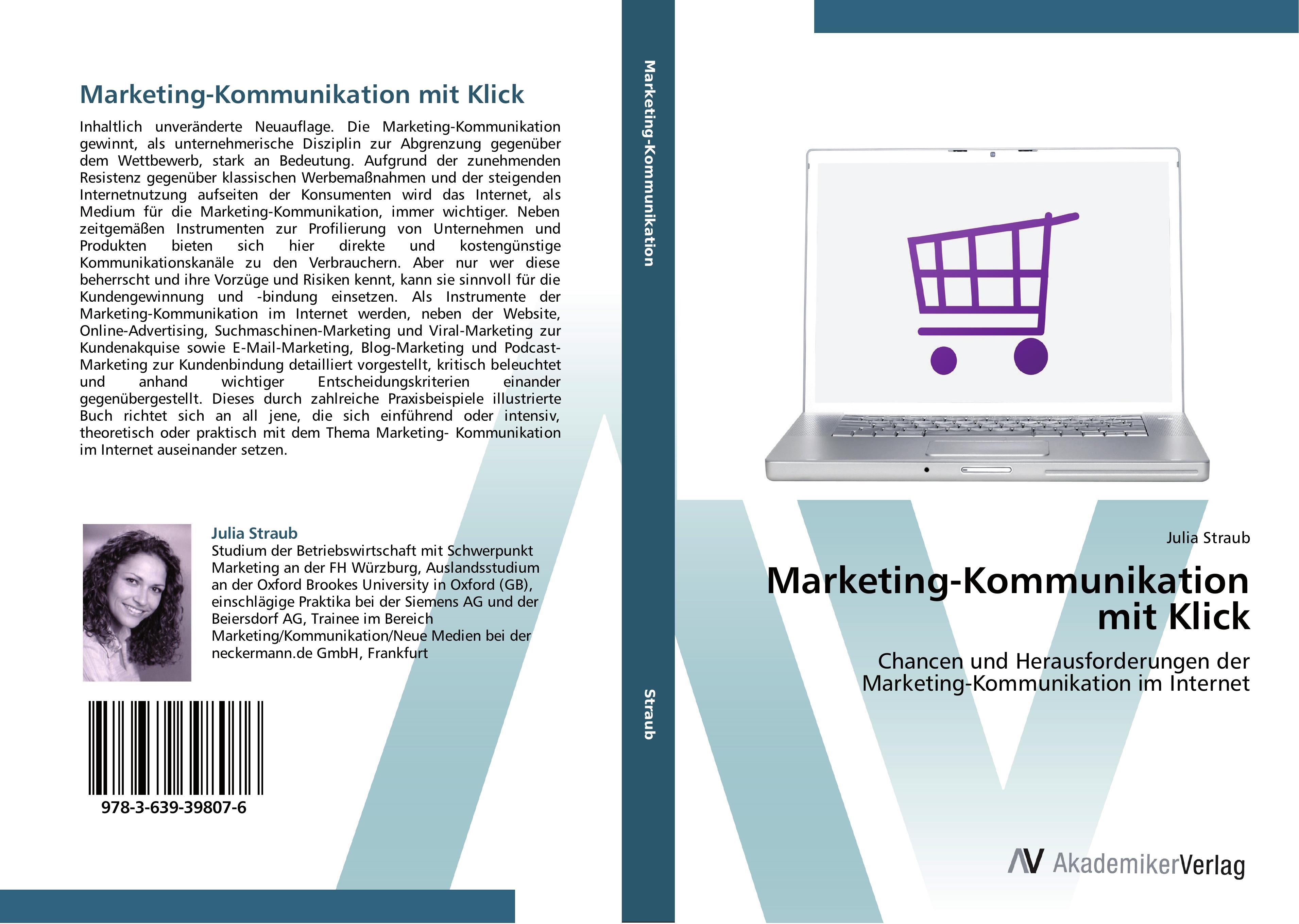 Vorderes Coverbild Marketing-Kommunikation mit Klick
