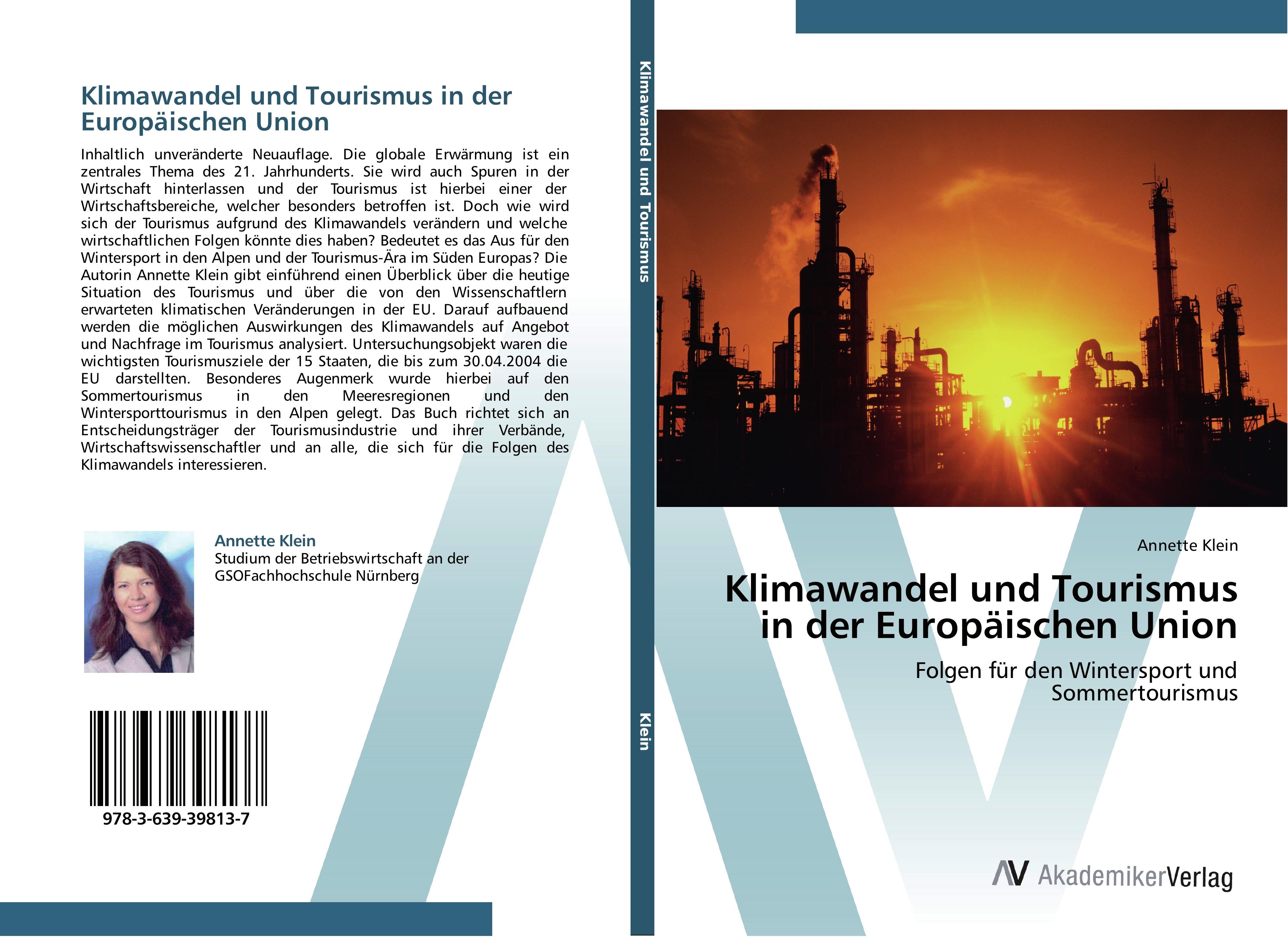 Vorderes Coverbild Klimawandel und Tourismus in der Europäischen Union