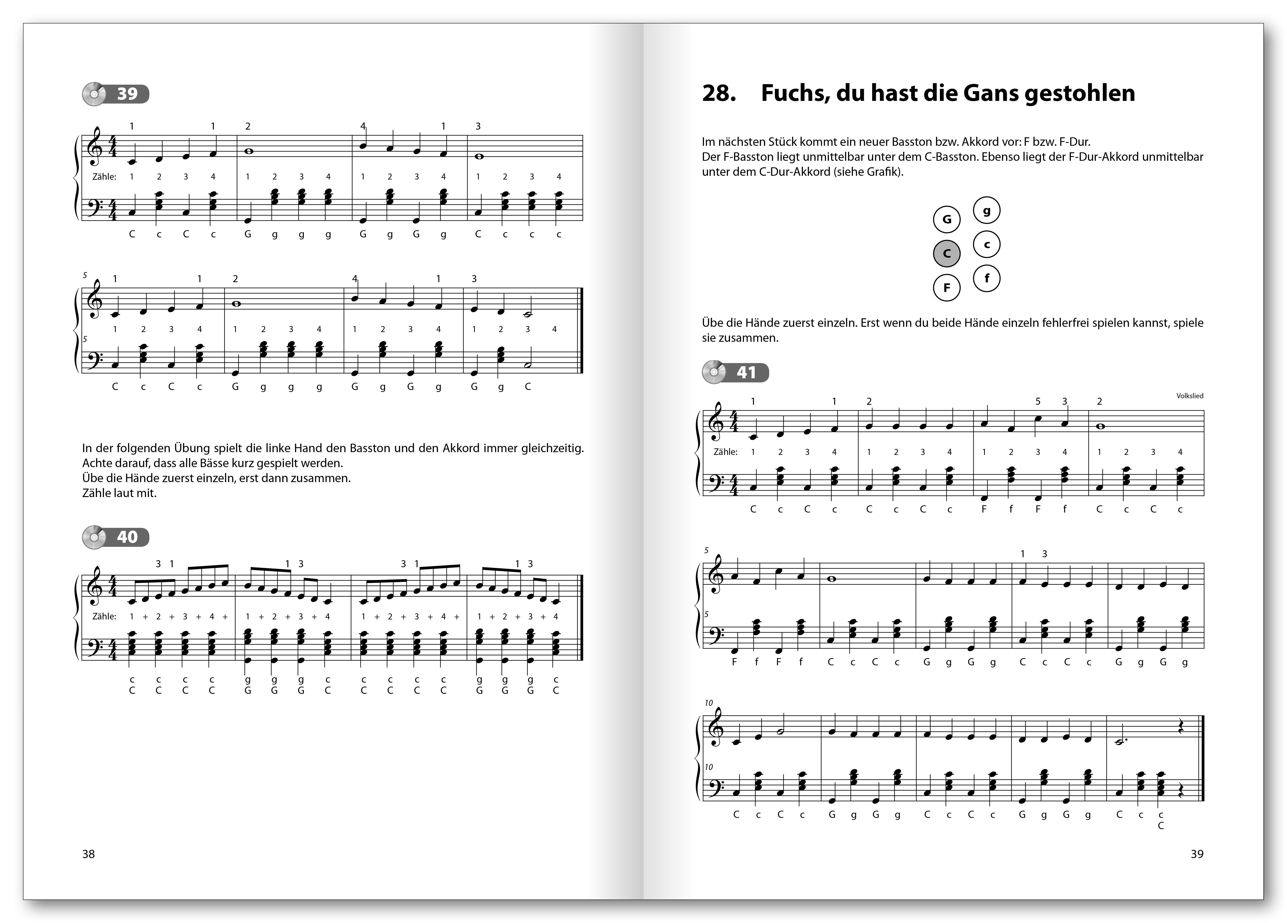 Beispielinhalt (Bild) Akkordeon Basics. Mit CD